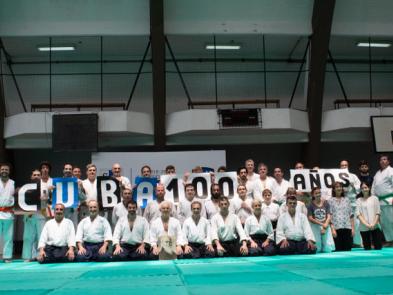Cierre anual de aikido, con festejo de los 100 años