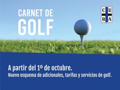 Nuevo Carnet de Golf CUBA