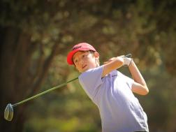 Rodrigo Arando en el campeonato de Golf Metro Junior 2022